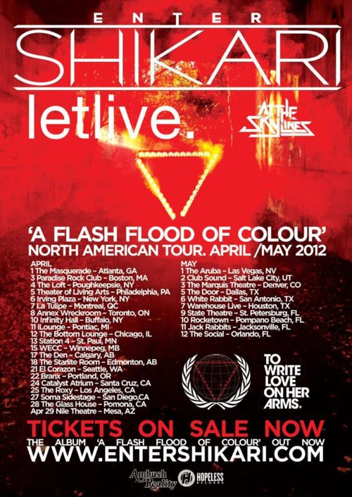 A Flash Flood of Colour North American Tour 2012 – REVIEW